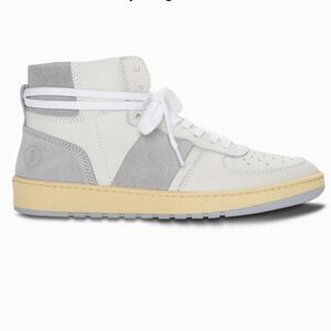 Collegium Women's Pillar Destroyer High Top Sneakers  - Platinum Suede New!